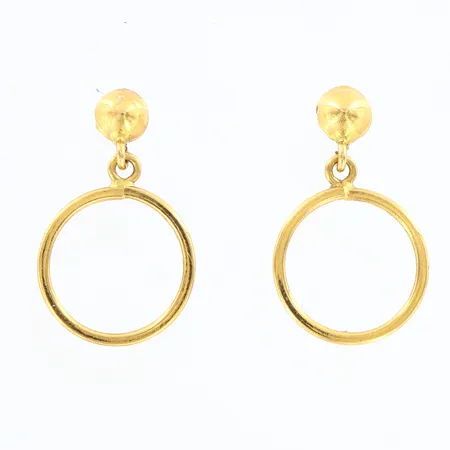 Örhängen ca 16mm, 18K Vikt: 1,3 g