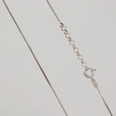 Kedja Venezia justerbar längd 43-46cm, bredd 0,8mm, GHA, silver 925/1000 Vikt: 2 g