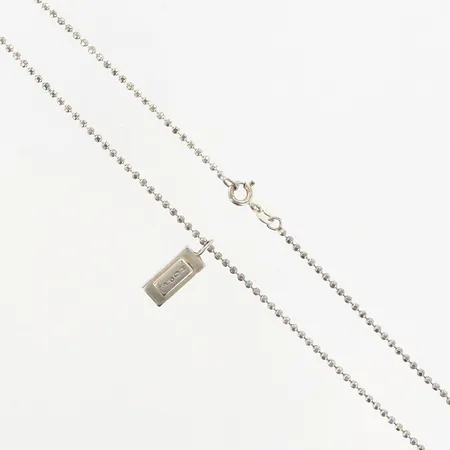 Collier Efva Attling Hope kullänk 44cm, hänge 35x18mm, silver 925/1000 Vikt: 6 g