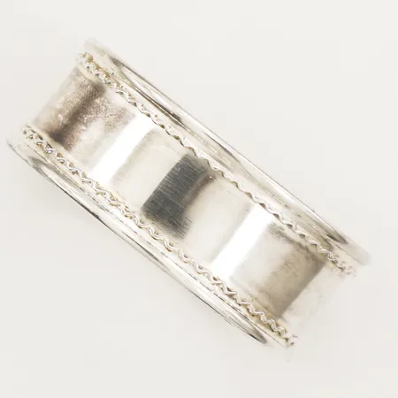 Servettring Ø50x37mm bredd 19mm, Ceson Guldvaru Ab Göteborg år 1992, silver 830/1000 Vikt: 15,9 g