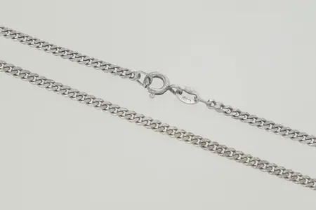 Halskedja pansar längd 39 cm bredd 3 mm, silver 925/1000 Vikt: 7,5 g