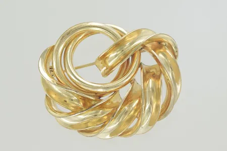 Brosch höjd 4,5 x 4,5 cm, metall