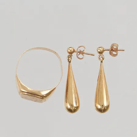 Diverse guld defekt/gravyr, 18K 4,6g.