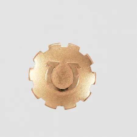 Krona OMEGA Ø ca 6mm kronhålet: ca 4mm, 18K Vikt: 1 g