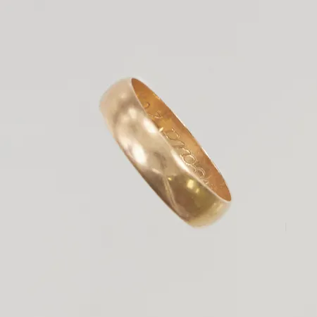 Ring graverad stl20 18K, 4,5g.