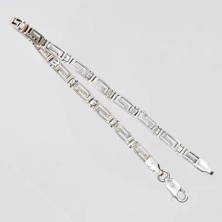 Armband längd 19cm bredd 3,9mm silver 925/1000 Vikt: 8,3 g