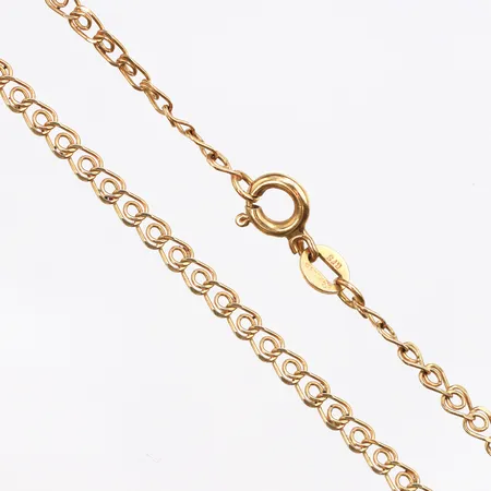 Collier, längd:44cm, bredd:2,8mm, 18K Vikt: 4,1 g