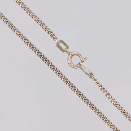 Kedja, Pansar, längd 46cm, bredd 1,7mm, 835/1000 silver Vikt: 3,8 g