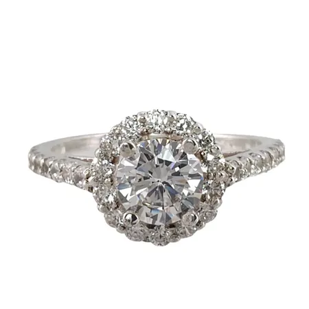 Ring silver 925/1000 Cubic Zirconia, stl:17¾ mm, bredd 1,4-10 mm, stenar utan anmärkning, fint skick Vikt: 2,7 g