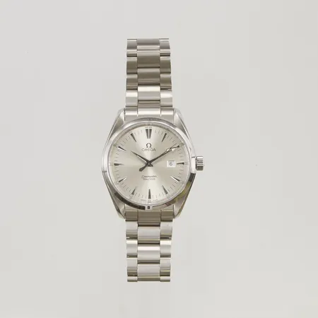 Herrur Omega Seamaster Aqua Terra Quartz 38,5mm nr59175350 Sliten Box, Pictogram & Waranty medföljer, 1/8 2006, saknar kudden och yttre lådan