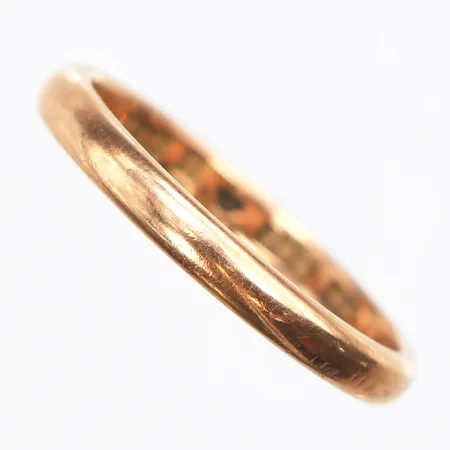 Slät ring, stl:19¼, bredd:2,8mm, 20K Vikt: 4,5 g