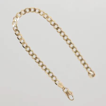 Armband Pansar manglad längd 15,5cm, bredd 3,8mm , låsögla saknas, 18K Vikt: 4,6 g