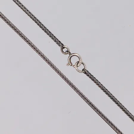 Kedja rävsvans längd 46cm, bredd 1,5mm, 925/1000 silver Vikt: 5,3 g