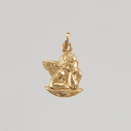 Hänge Engel 10mm 18K 0,6g Vikt: 0,6 g