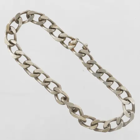 Armband Pansar längd 22cm, bredd 8mm, silver 925/1000 Vikt: 26,5 g
