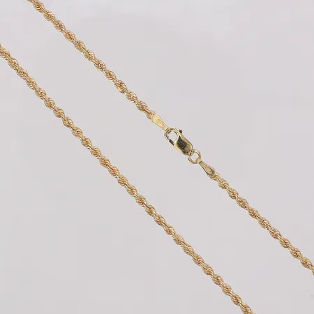 Kedja Cordell längd 49cm, bredd 2,1mm. 18K Vikt: 3 g