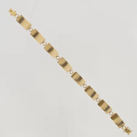 Armband graverad 19,5cm, bredd:9,0mm 18K 24,7g Vikt: 24,7 g