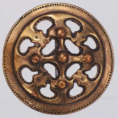 Brosch Kalevala, Ø45mm, brons Vikt: 0 g