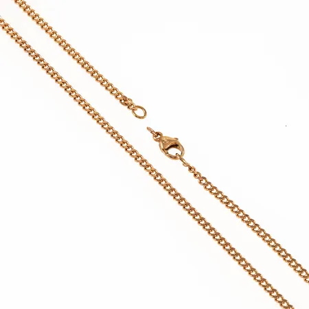 Kedja Pansar 55cm bredd 2,8mm, defekt saknar stämpelögla, 18K 14,3g. 