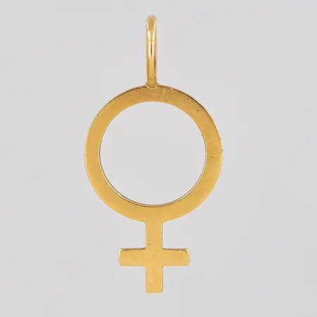 Hänge Venus längd 20mm bredd 10mm 18K Vikt: 0,5 g