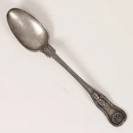 Sked modell engelsk snäck, längd: 14,5cm, Christopher Creutz, Stockholm 1857, silver 830/1000 Vikt: 25,8 g