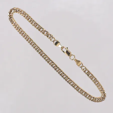 Armband Pansar längd ca 19,5cm bredd 3,9mm. 18K  Vikt: 4,3 g