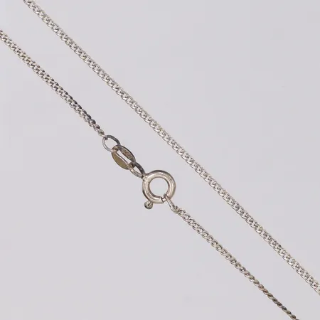 Kedja Pansar, längd 40cm, bredd 1,3mm, 830/1000 silver Vikt: 1,9 g