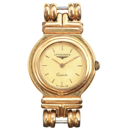 Damur longines flagship, guldpläterat stål, serienr25352354, Ø24,2mm.