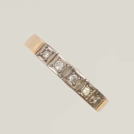 Alliansring graverad stl17 18K 3,1g.