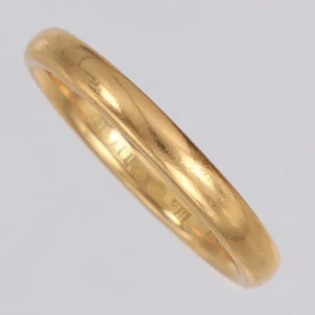Ring, slät, stl:21¼, Engelbert, 18K Vikt: 6,3 g