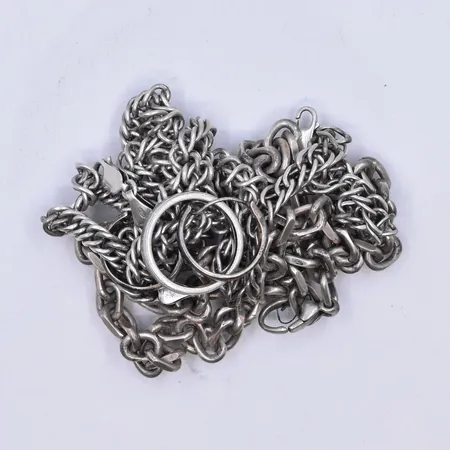 Diverse silver 925/1000. Vikt: 109,9 g