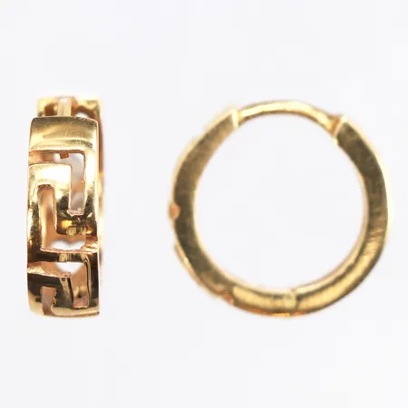 Ett par Örhängen, Ø 11,7mm, 18K. Vikt: 4,7 g