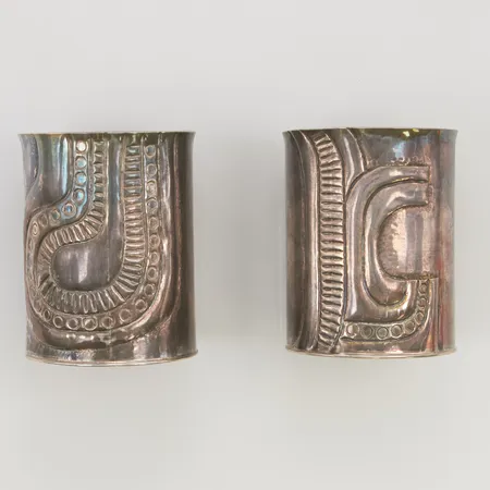 Pokaler Höjd:6,5cm graverade Silver S830/1000 177g.