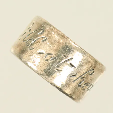 Ring Efva Attling "Wild at heart" stl 19, bredd 12mm, Silver 925/1000, 15,8g Vikt: 15,8 g