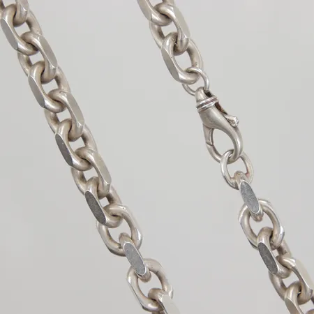 Kedja Ankar 62cm, bredd 9mm, 925/1000 silver Vikt: 145,7 g