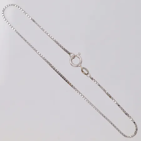 Armband, Venezia, längd 18,5cm, bredd 0,9mm, vitguld 18K Vikt: 1,4 g