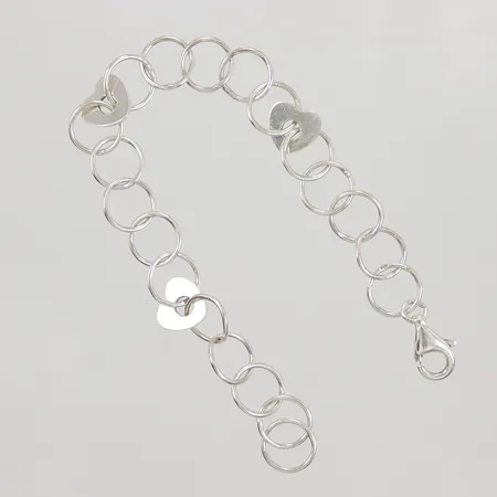 Armband 18cm, bredd 10mm, 925/1000 silver Vikt: 7,5 g