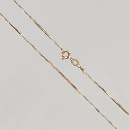 Kedja Venezia 55cm bredd:0,8mm GHA 18K 3,0g.