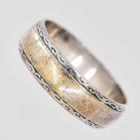 Ring stl:18 bredd 5,7mm silver 835/1000 Vikt: 3 g
