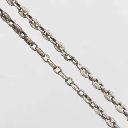Kedja Marina längd 81,5cm, bredd 6mm, defekt lås, silver 925/1000 Vikt: 58,8 g