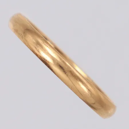 Ring, slät, stl:21, Schalin, gravyr 18K Vikt: 3,3 g