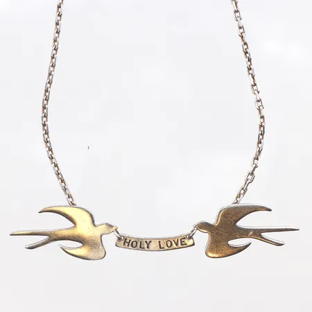 Collier Efva Attling/Holy Love/, längd:42-45cm, 925/1000 silver. Vikt: 13 g