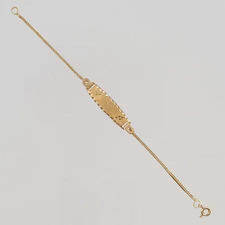 Armband 14cm bredd:1,2-7,4mm 18K 2,1g.