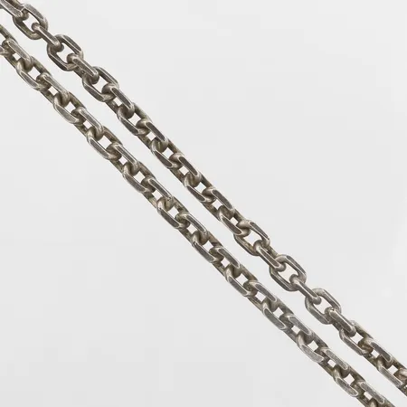 Kedja Ankar längd 94cm, ostämplat silver Vikt: 109,4 g