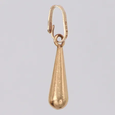 Hänge, droppe, längd 22mm, förgyllt 835/1000 silver Vikt: 1 g