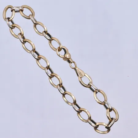Armband längd 20,5 cm, bredd 8 mm 18K. Vikt: 6,5 g