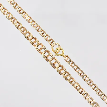 Collier Bismarck längd 43cm doserad bredd 43cm 18K Vikt: 10,4 g
