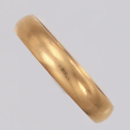 Ring stl:16 bredd 3,5mm personlig gravyr 18K Vikt: 2,8 g