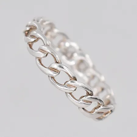Ring stl:18¾ bredd 4mm ihålig silver 925/1000 Vikt: 1,8 g