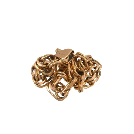 Armband Bismarck, 14K guld, defekt lås Vikt: 30 g
